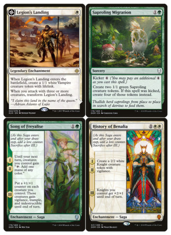 Intro to Green-White Tokens, Featuring Song of Freyalise