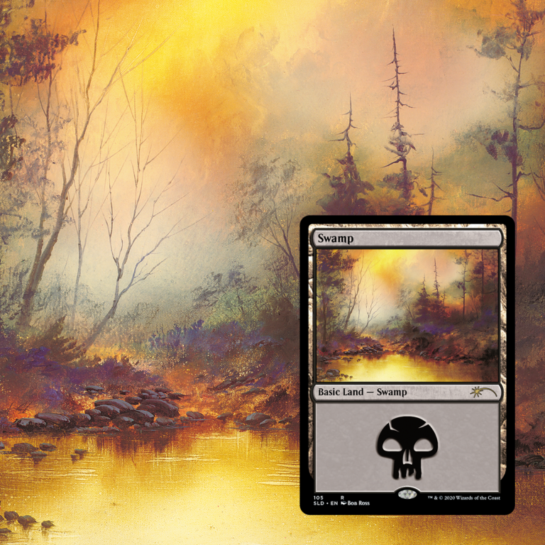 10 lands. MTG Bob Ross. Lands Secret Lair. Tom Ross MTG. Keep it our little Secret Bob Ross.