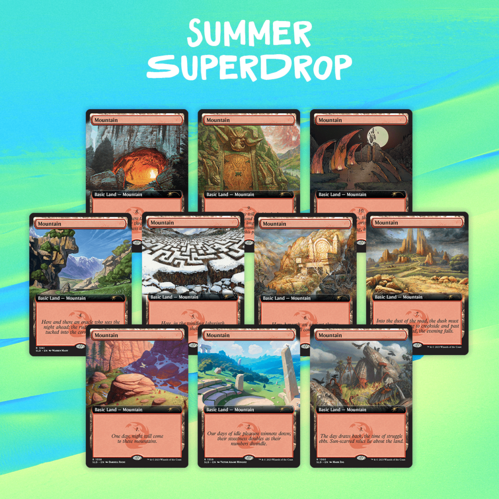 Secret Lair Summer Superdrop Lord of the Rings, Goblins, Mountain