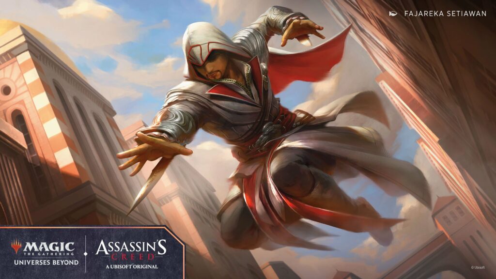 Magic S 2024 2025 And 2026 Sets Revealed At Gen Con   Assassins Creed Magic Universes Beyond 1024x576 